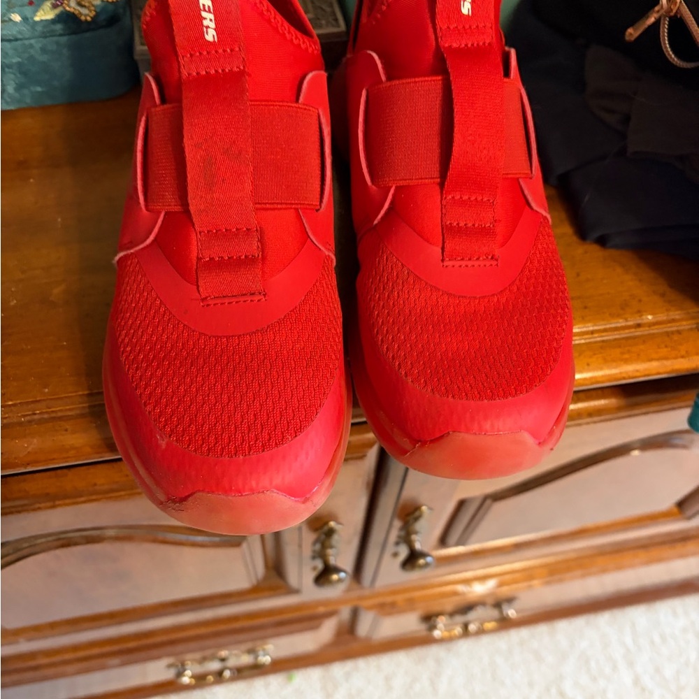 Skechers Kids Red Sneakers